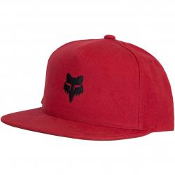 Cap Fox Head Snapback flame red 