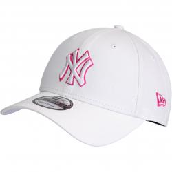 Cap New Era 9forty MLB Outline New York Yankees white/pink 