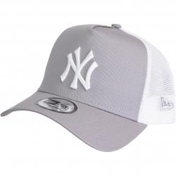 Cap New Era Trucker MLB Clean New York Yankees grey/white 