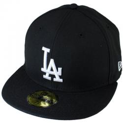 New Era 59Fifty Cap MLB Basic LA Dodgers schwarz/weiß 
