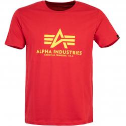 Alpha Industries BAsic T-Shirt rot 