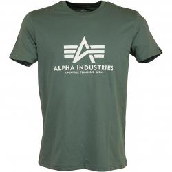 Alpha Industries T-Shirt Basic vintage grün 