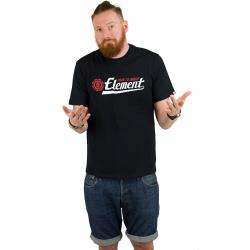 Element T-Shirt Signature flint schwarz 