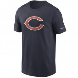 Nike NFL Chicago Bears Logo Essential T-Shirt blau 