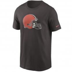 Nike NFL Cleveland Browns Logo Essential T-Shirt braun 