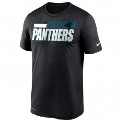 Nike Carolina Panthers Team Name T-Shirt schwarz 