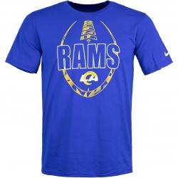 Nike NFL L.A. Rams Icon Essential T-Shirt blau 