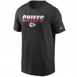 Nike NFL Kansas City Chiefs Split Team T-Shirt schwarz 