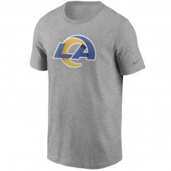 Nike NFL L.A. Rams Logo Essential T-Shirt grau 
