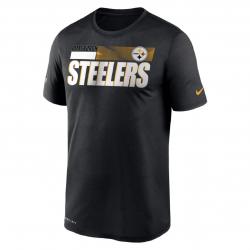 Nike Pittsburgh Steelers Team Name T-Shirt schwarz 