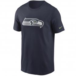Nike NFL Seattle Seahawks Logo Essential T-Shirt blau 