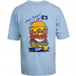 T-Shirt NE MLB Burger Los Angeles Dodgers Oversized blue 