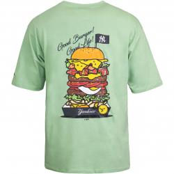 T-Shirt New Era MLB Burger New York Yankees Oversized green 