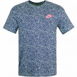 Nike Brand Riffs Allover Print T-Shirt blau 