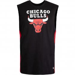 Tank New Era NBA Color Block Chicago Bulls black/red 