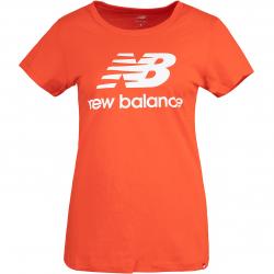 New Balance Essentials Stacked Logo Women T-Shirt orange 