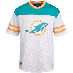 Trikot New Era NFL Wordmark Miami Dolphins white/aqua 