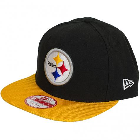New Era 9Fifty Snapback Cap NFL Sideline Pittsburgh Steelers schwarz/gelb 