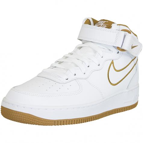 Nike Sneaker Air Force 1 Mid ´07 Leather weiß/braun