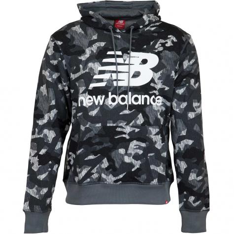 New Balance Hoody Printed Essentials Stacked Logo camo 