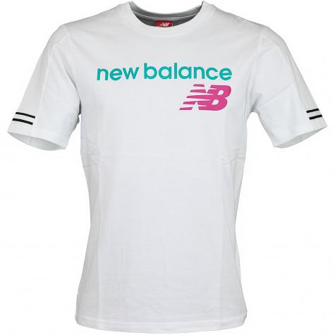 New Balance T-Shirt Athletic Heritage weiß 