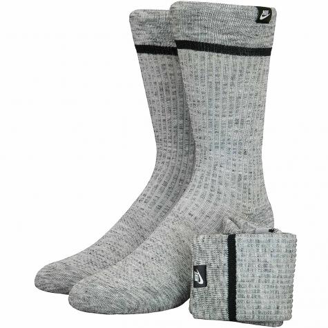 Nike Socken Essential Crew 2er grau/weiß 