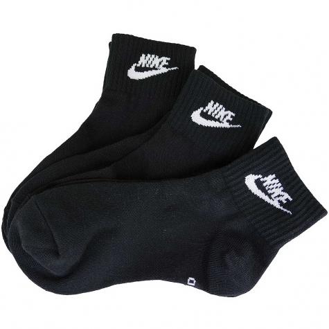 Nike Socken Essential Ankle 3er schwarz/weiß 