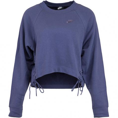 Nike Damen Sweatshirt Essential Fleece Tie purple 