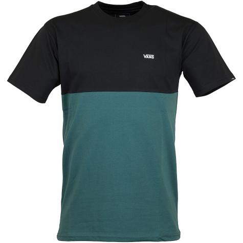Vans T-Shirt Colorblock schwarz/grün 