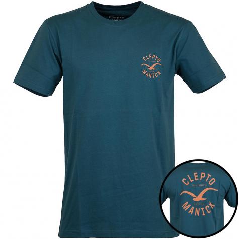 Cleptomanicx T-Shirt Game blau/orange 