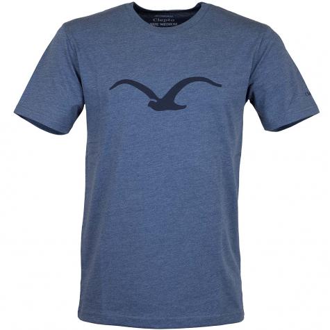 Cleptomanicx T-Shirt Mowe blau/dunkelblau 