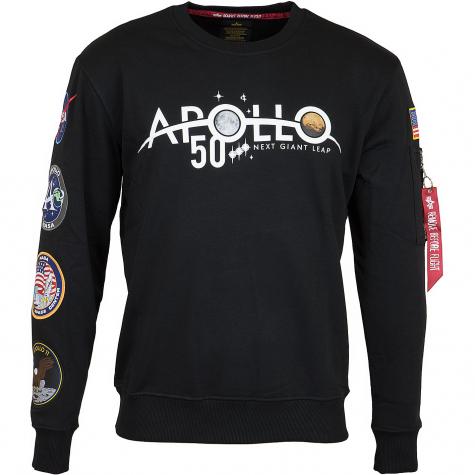 Alpha Industries Sweatshirt 50 Patch schwarz 