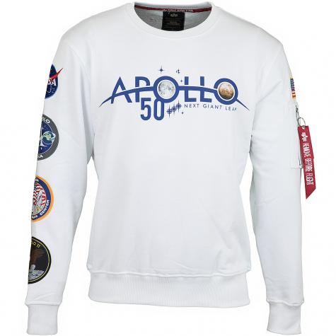 Alpha Industries Sweatshirt 50 Patch weiß 