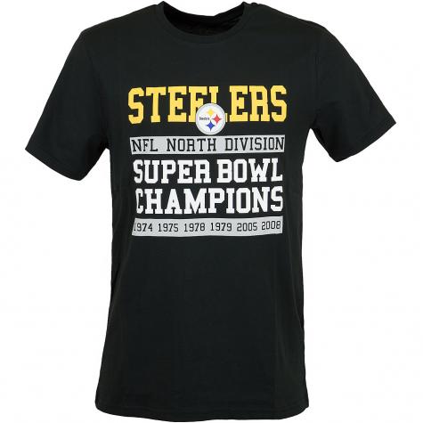 New Era T-Shirt NFL Large Graphic Steelers schwarz 