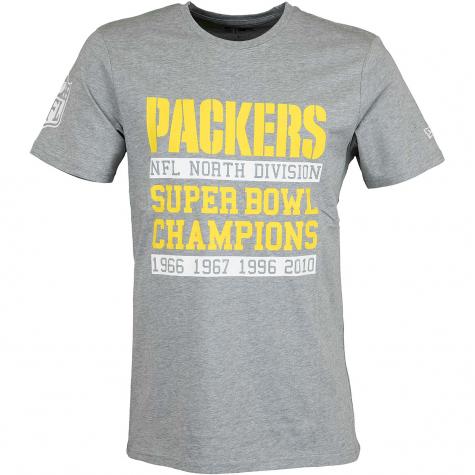 New Era T-Shirt NFL Large Graphic Packers grau 