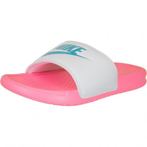 Nike Damen Badelatschen Benassi Just Do It pink/weiß