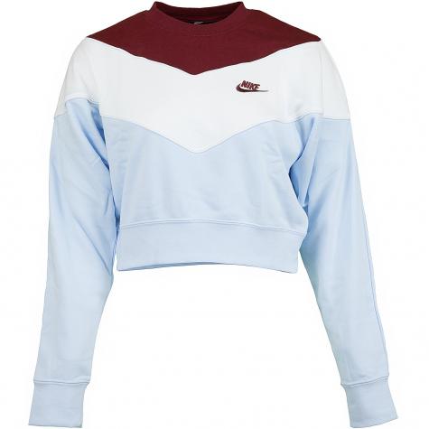 Nike Damen Sweatshirt Heritage blau/weiß/rot 