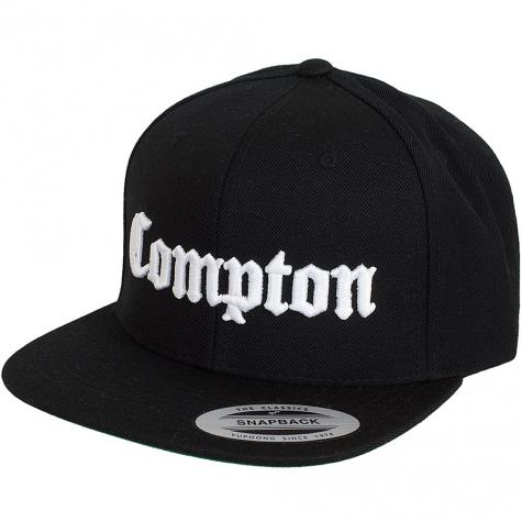 Mister Tee Snapback Cap Compton schwarz/weiß 