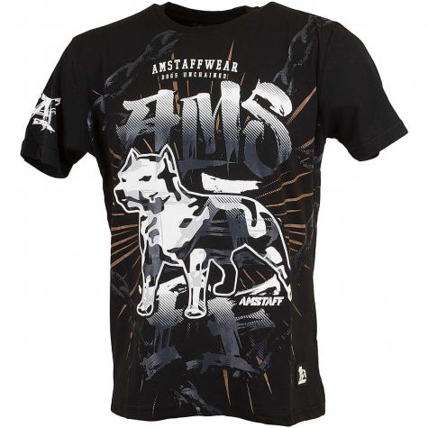 Amstaff T-Shirt Unchained schwarz 