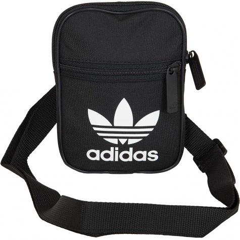 Adidas Originals Mini Tasche Festival Trefoil schwarz/weiß 