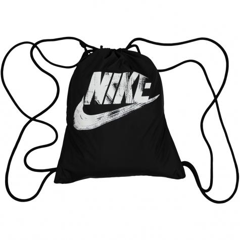 Nike Gym Bag Heritage schwarz/weiß 