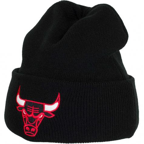 Mitchell & Ness Beanie Logo Cuff Chicago Bulls schwarz 
