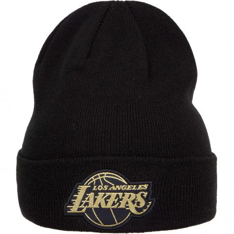 Beanie New Era NBA Metallic Badge Los Angeles Lakers black/gold 