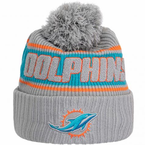 Beanie New Era NFL Sideline CW Miami Dolphins grey/team 