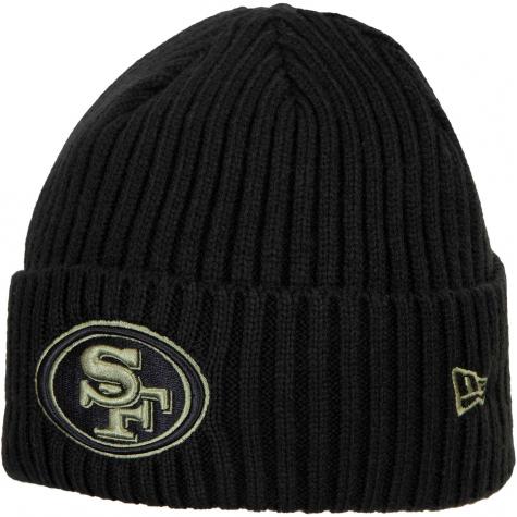 Beanie New Era NFL Salute To Service San Francisco 49ers schwarz 