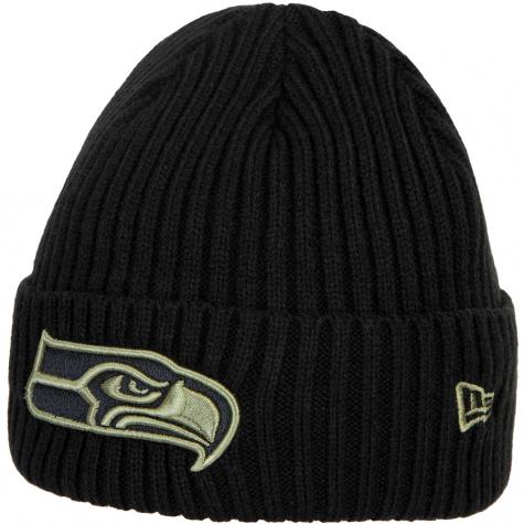Beanie New Era NFL Salute To Service Seattle Seahawks schwarz 