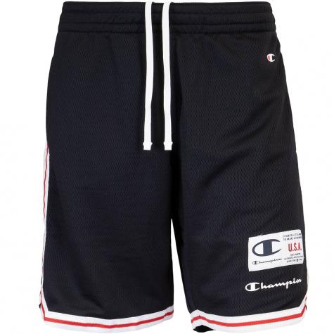 Champion Stripe Basketball Shorts schwarz 