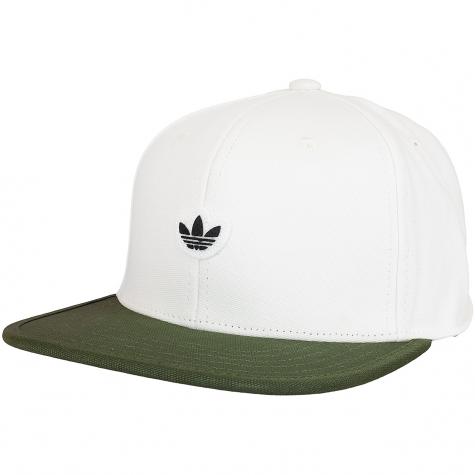 Adidas Originals Snapback Cap 6Panel Unstructured weiß/oliv 