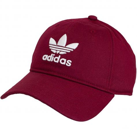 Adidas Originals Snapback Cap Trefoil weinrot/weiß 