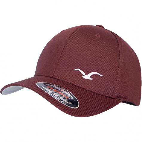 Cap Cleptomanicx Flex maroon/white 